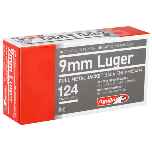 Aguila Ammunition 9MM 124GR FMJ 50RD