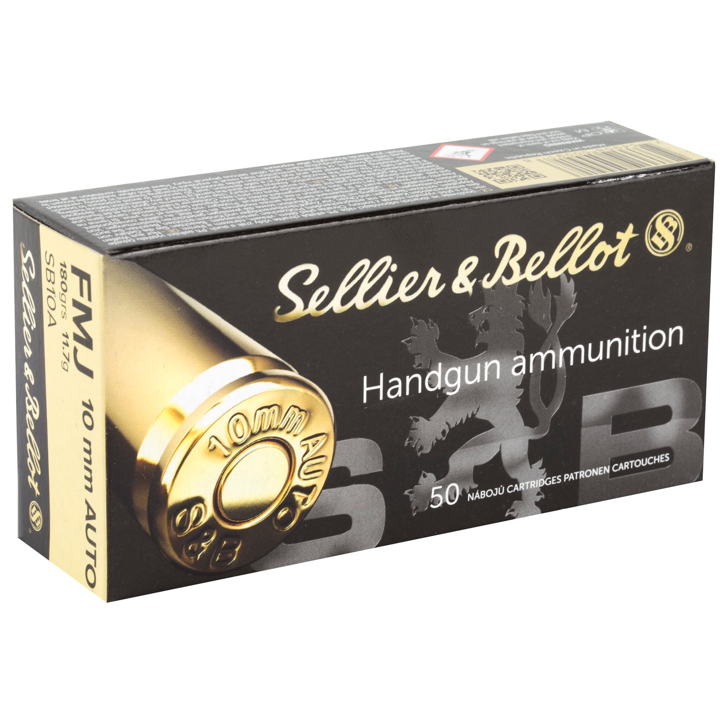S&B 10MM 180GR FMJ 1000RD